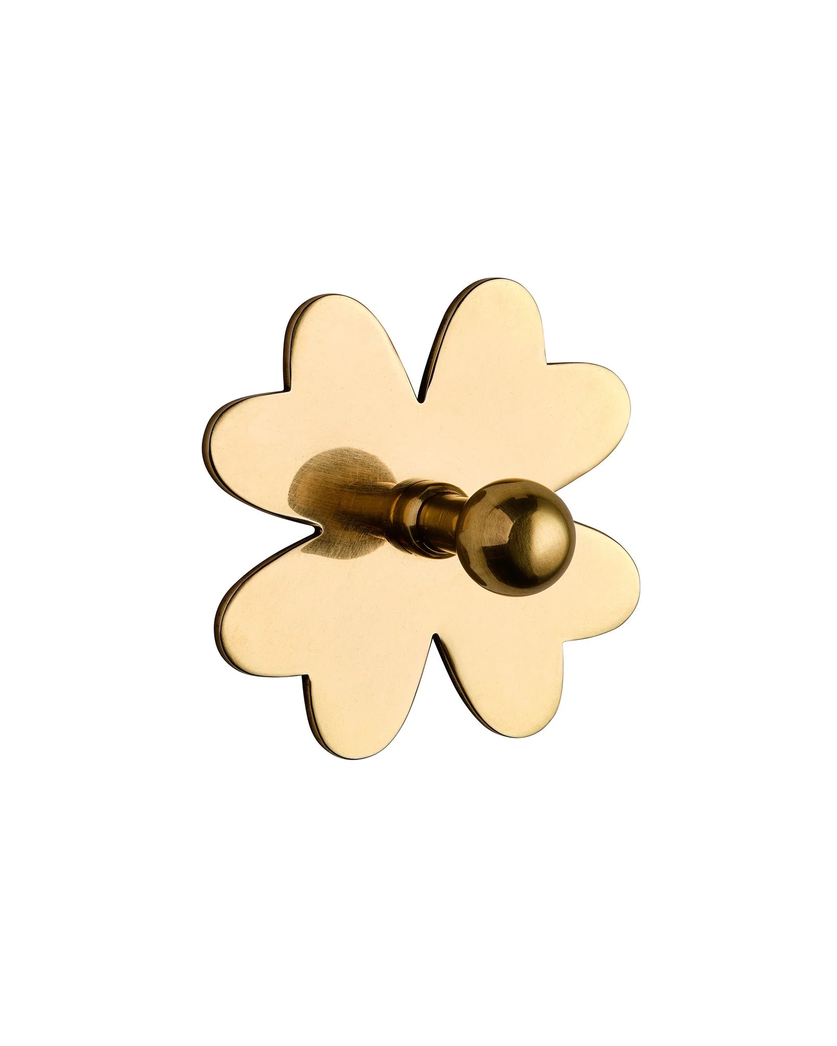 Clover Hook, Brass - Image 3
