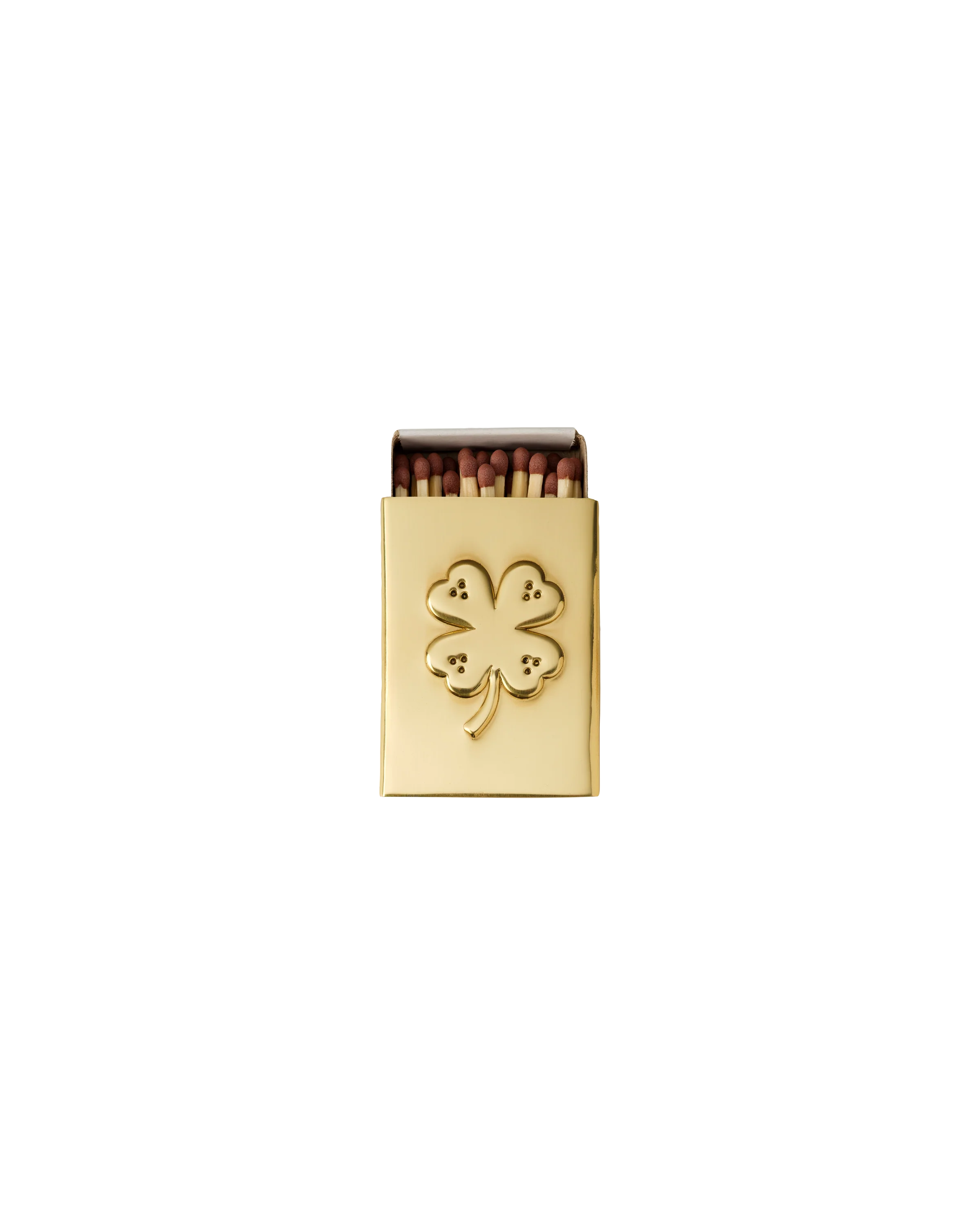 Clover Matchbox Sleeve, Brass, Mini - Image 5