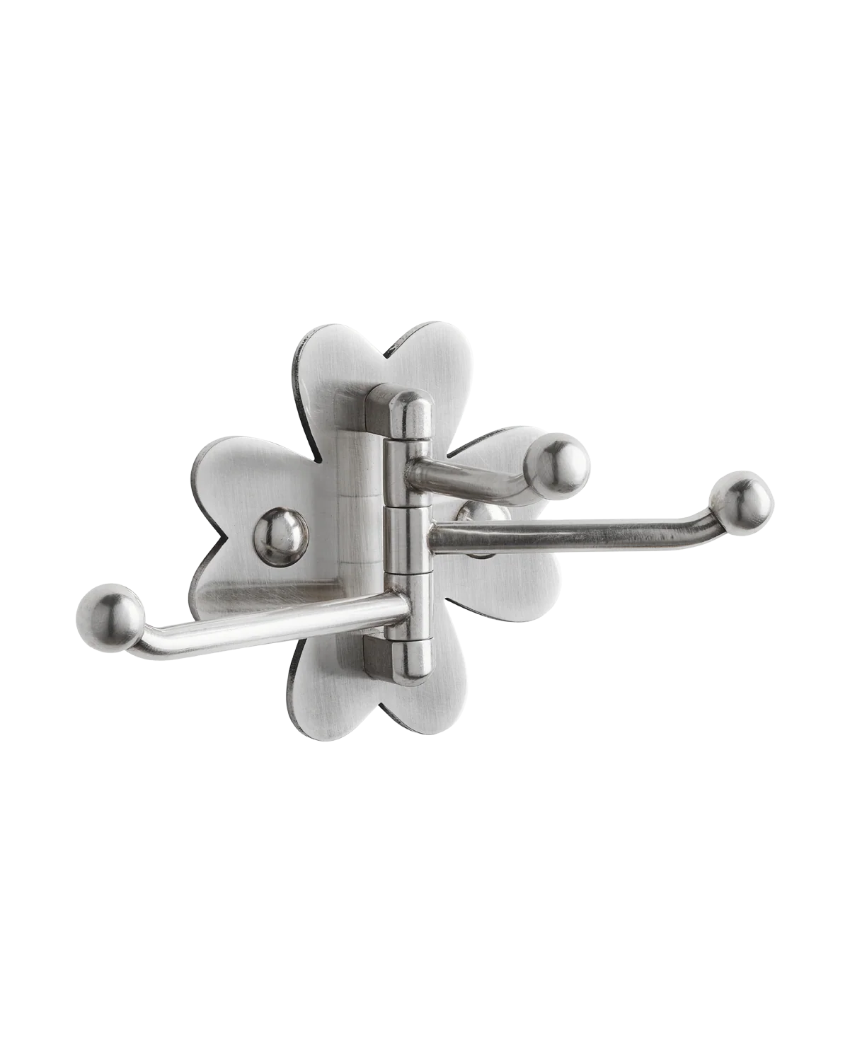 Clover Swing Arm Hook, Brushed Nickel - Image 4