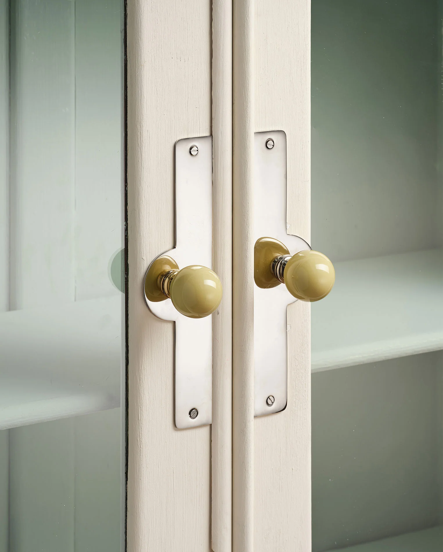 Coloured Knob, Sand, Nickel - Image 2