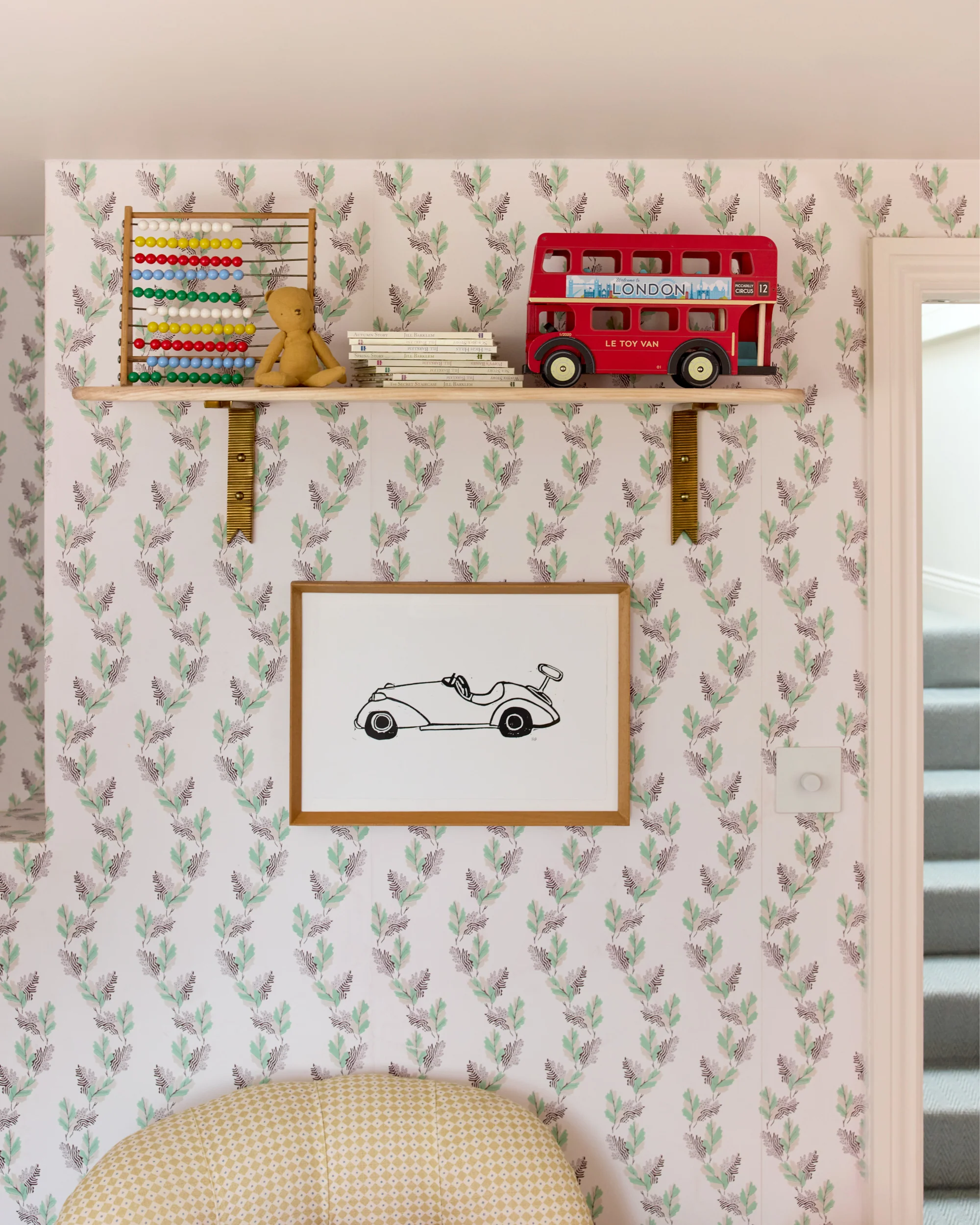 Curved Wooden Shelf, Large - Image 2