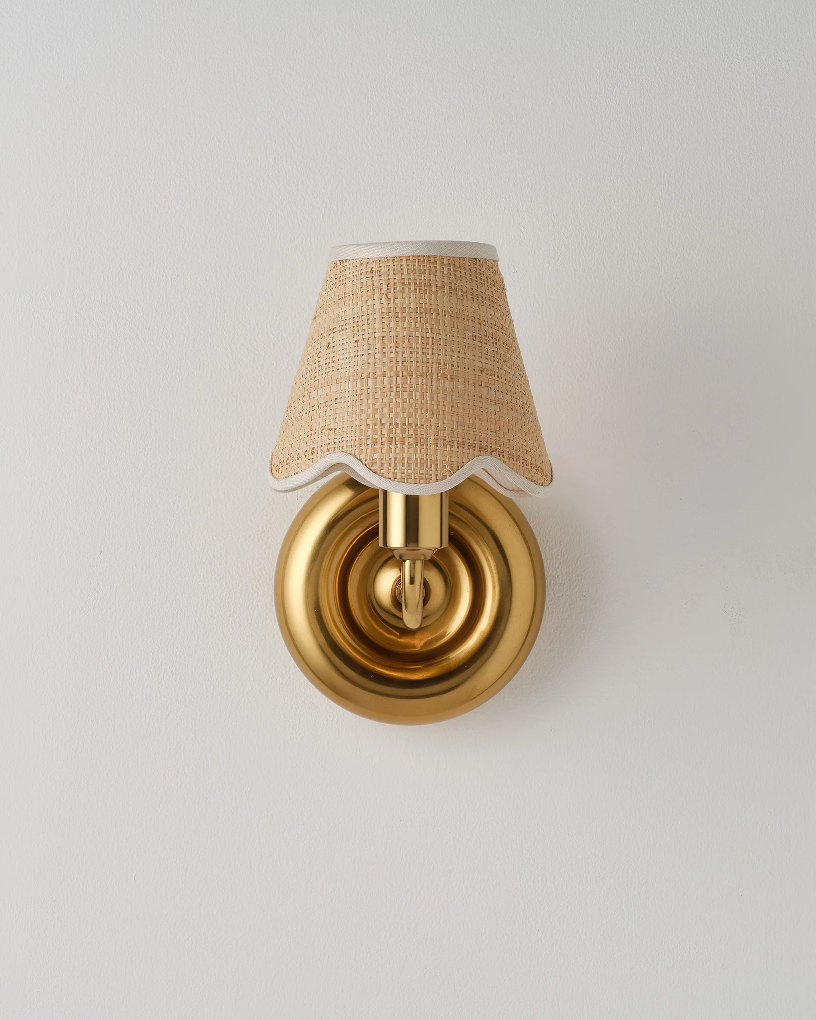 Donut Wall Light, Aged Brass - Image 4