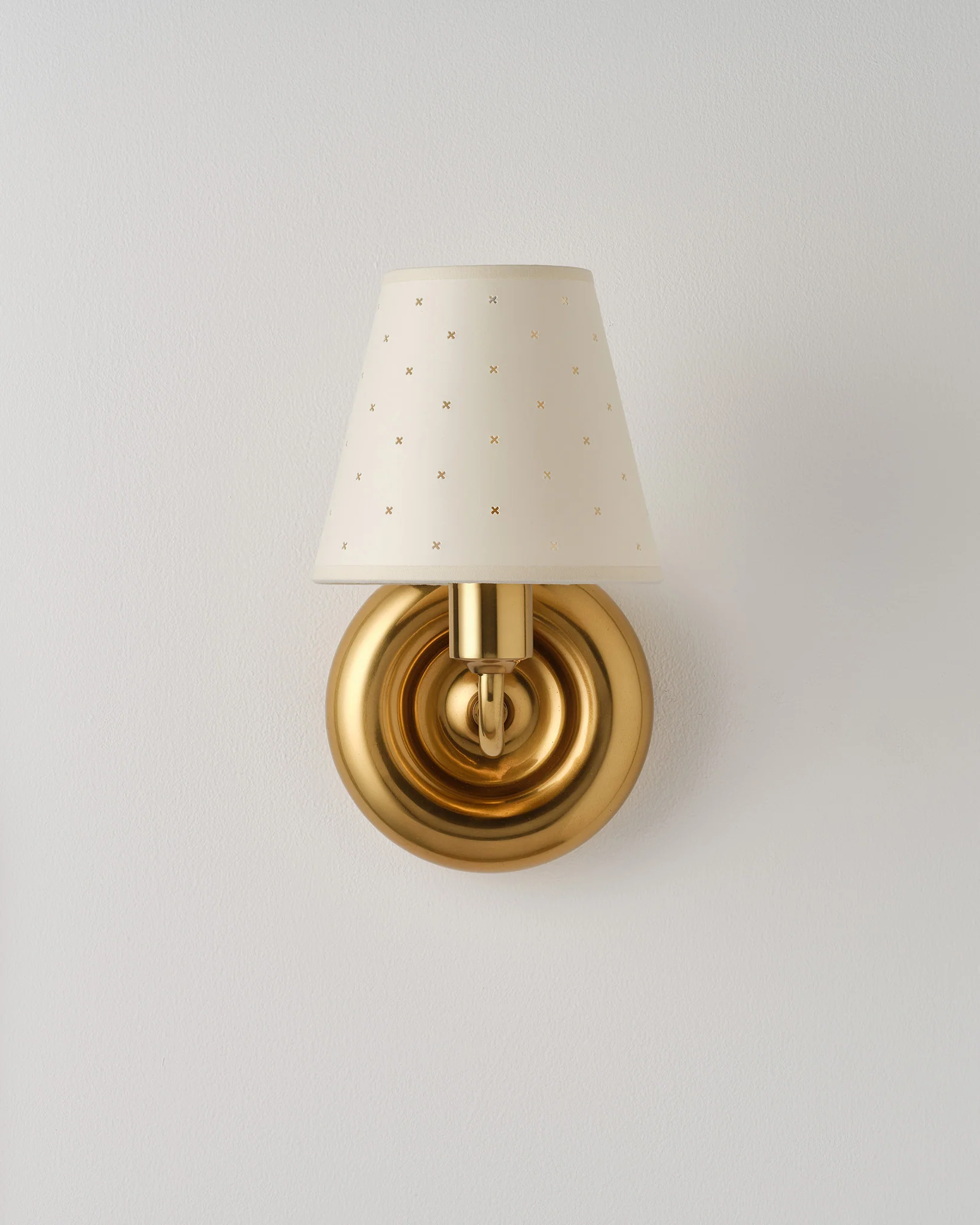 Donut Wall Light, Aged Brass - Image 5