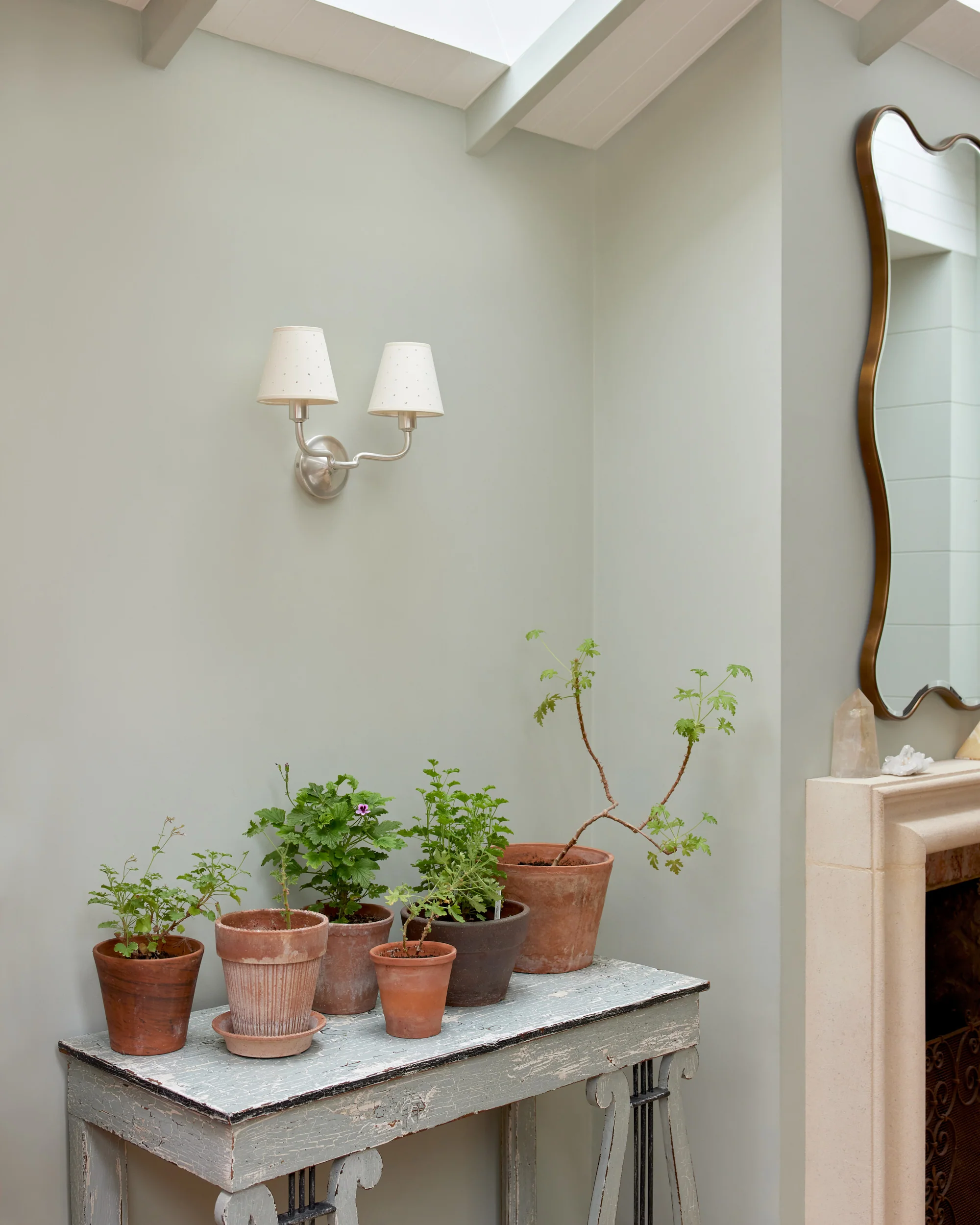 Double Wall Light, Brushed Silver - Image 3