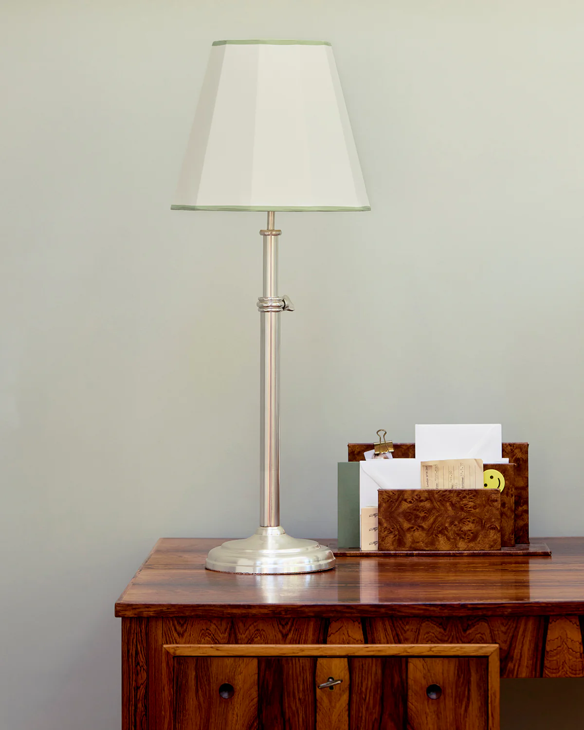 Adjustable Table Lamp Base, Silver - Image 5
