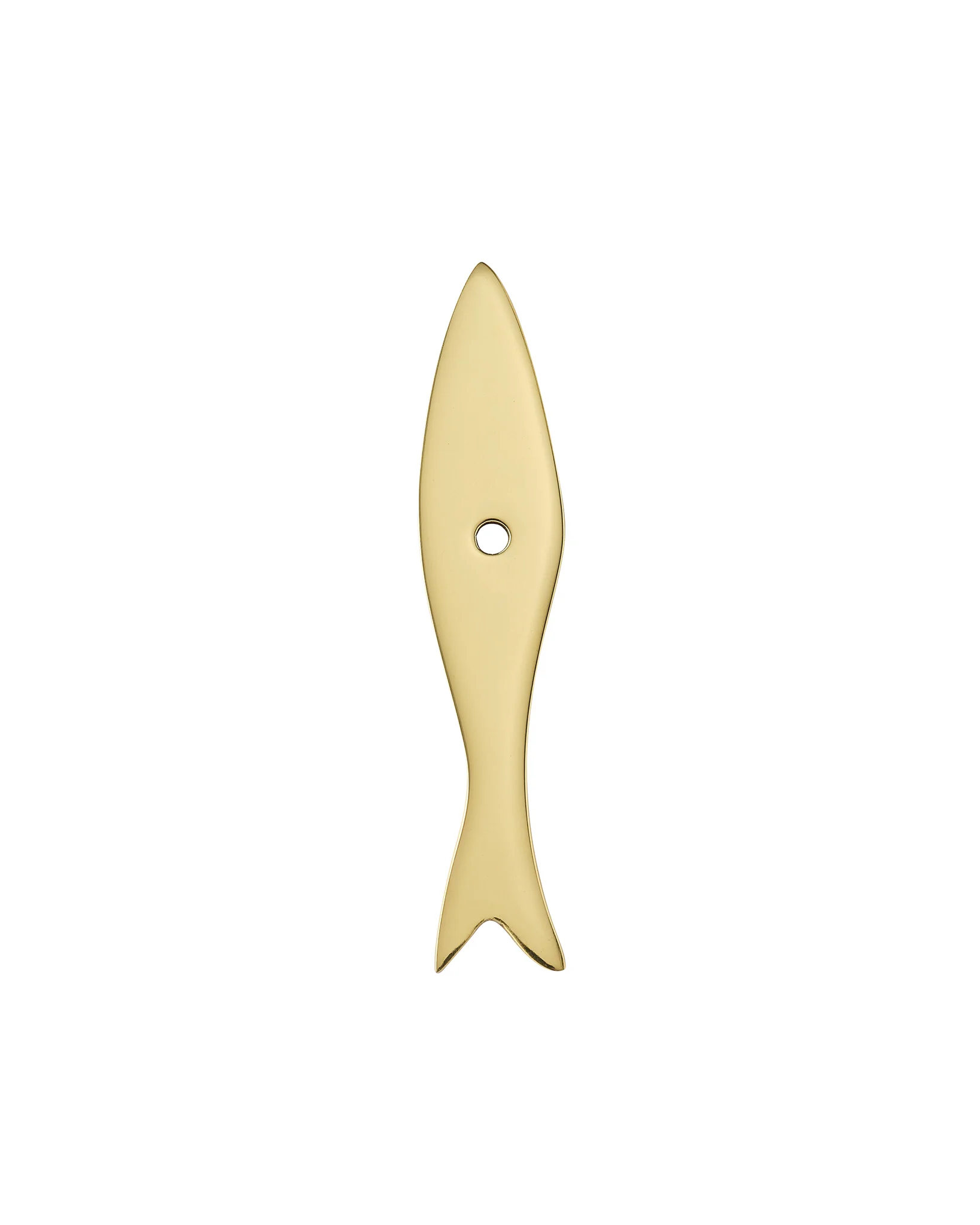 Fish Backplate, Polished Brass - Image 4