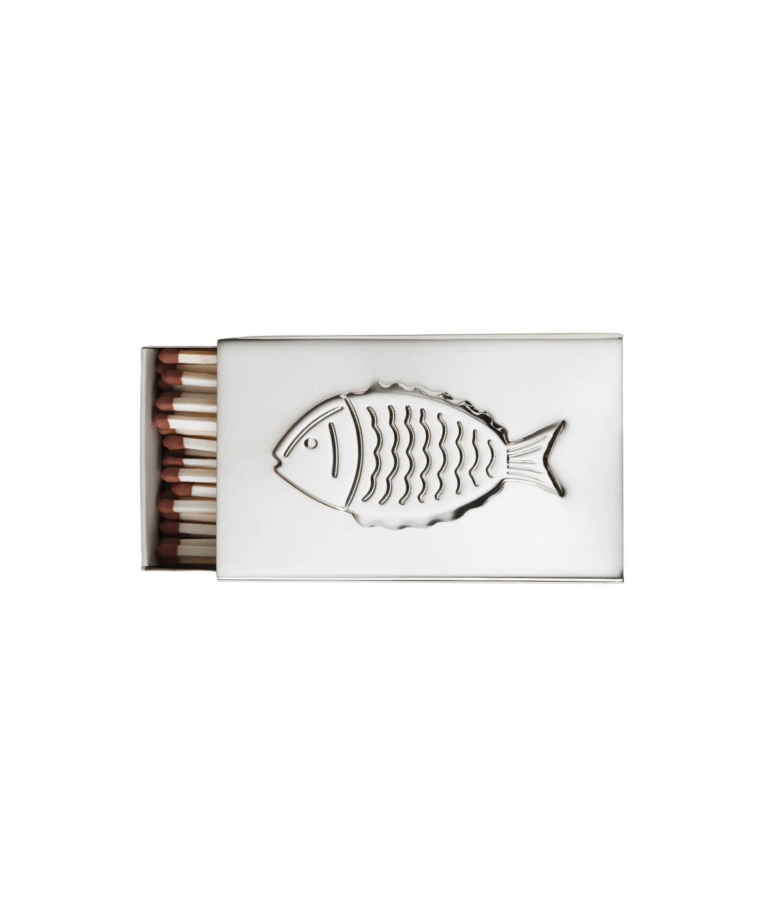 Fish Matchbox Sleeve, Silver - Image 4