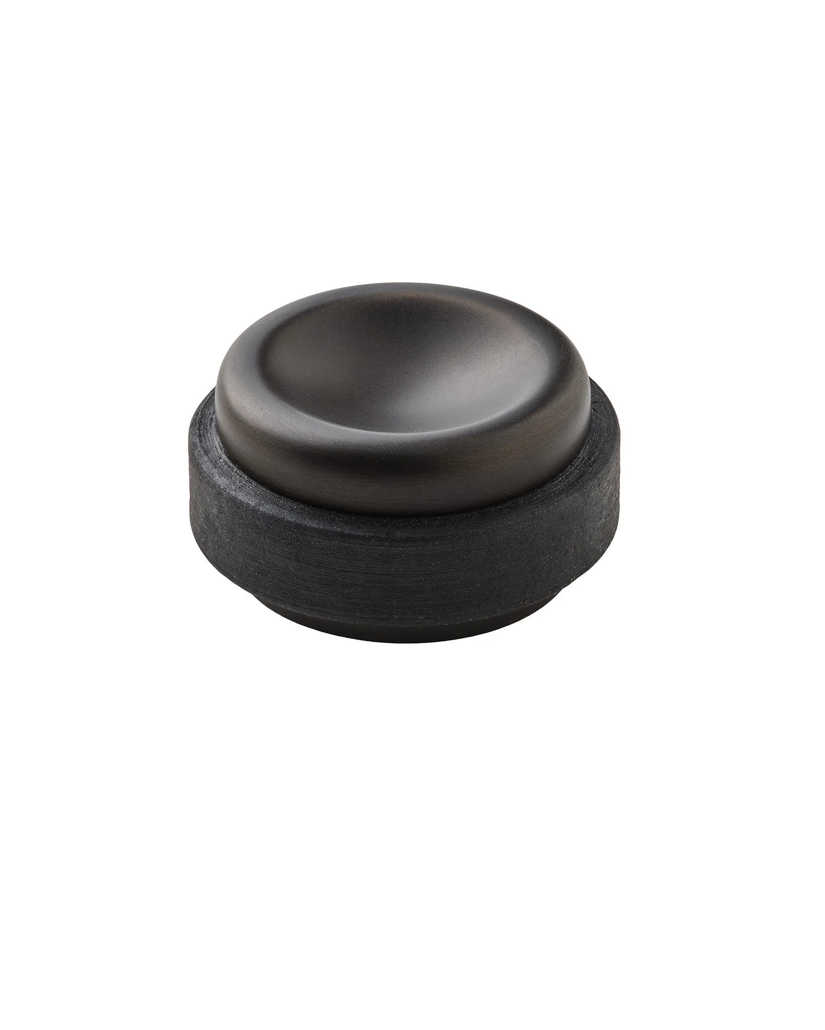 Floor Door Stop, Blackened Bronze - Image 3