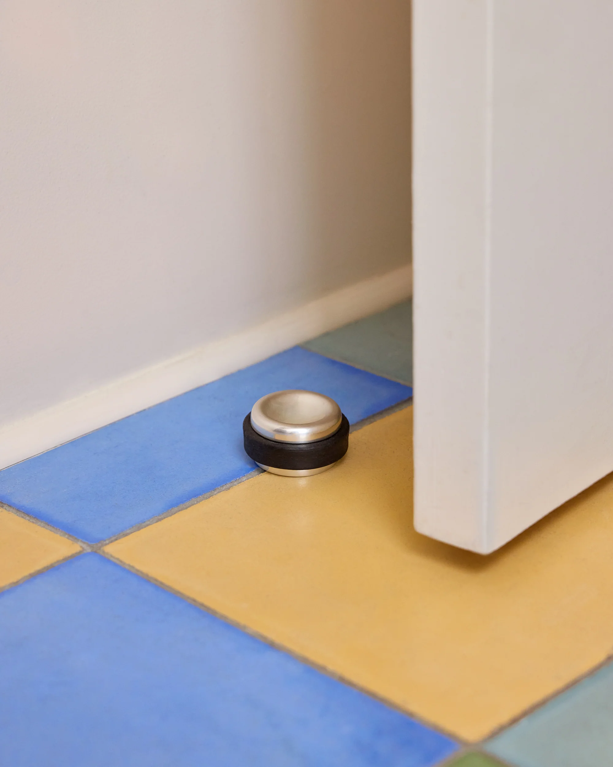 Floor Door Stop, Brushed Nickel - Image 2