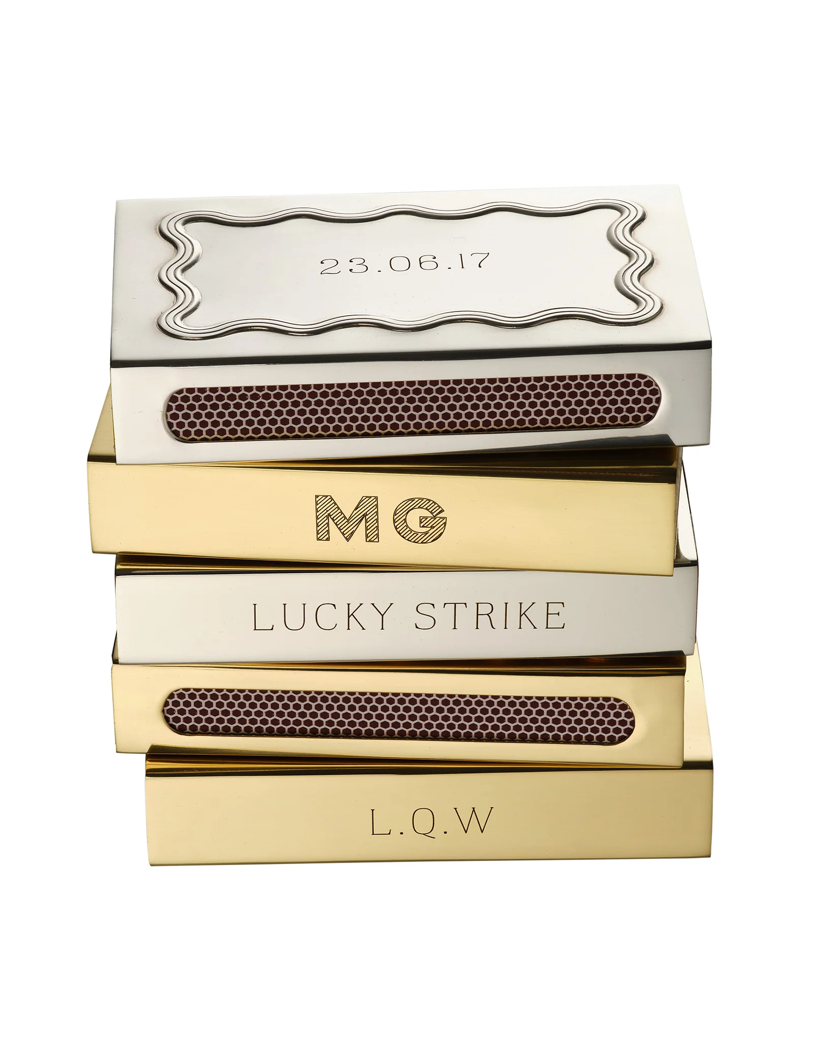 Fish Matchbox Sleeve, Brass - Image 3