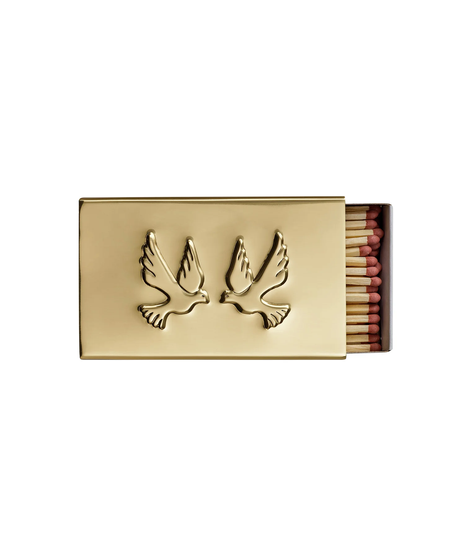 Lovebirds Matchbox Sleeve, Brass - Image 6