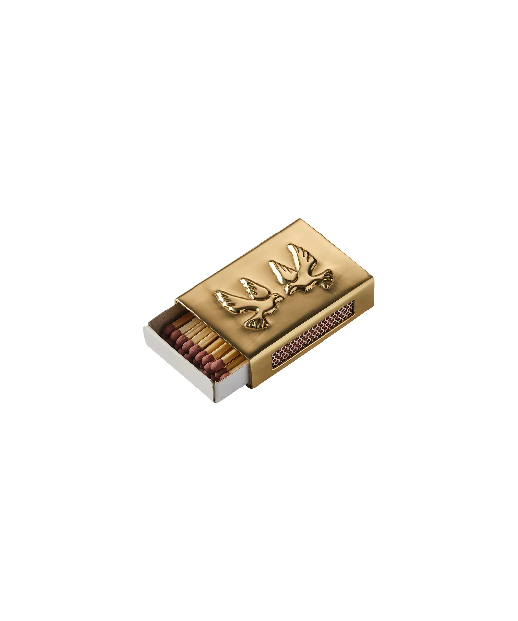 Lovebirds Matchbox Sleeve, Brass, Mini - Image 5