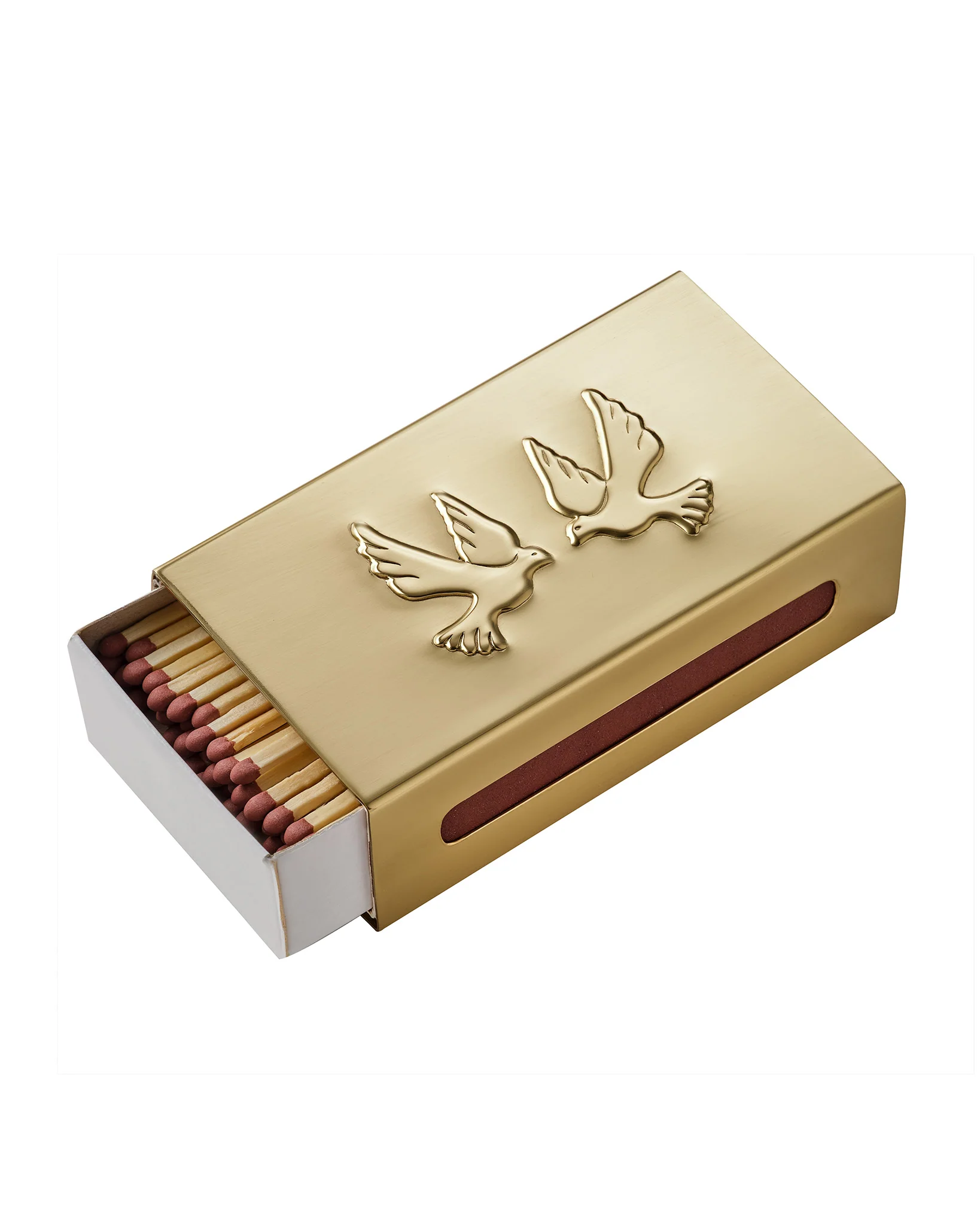 Lovebirds Matchbox Sleeve, Brass, US - Image 3