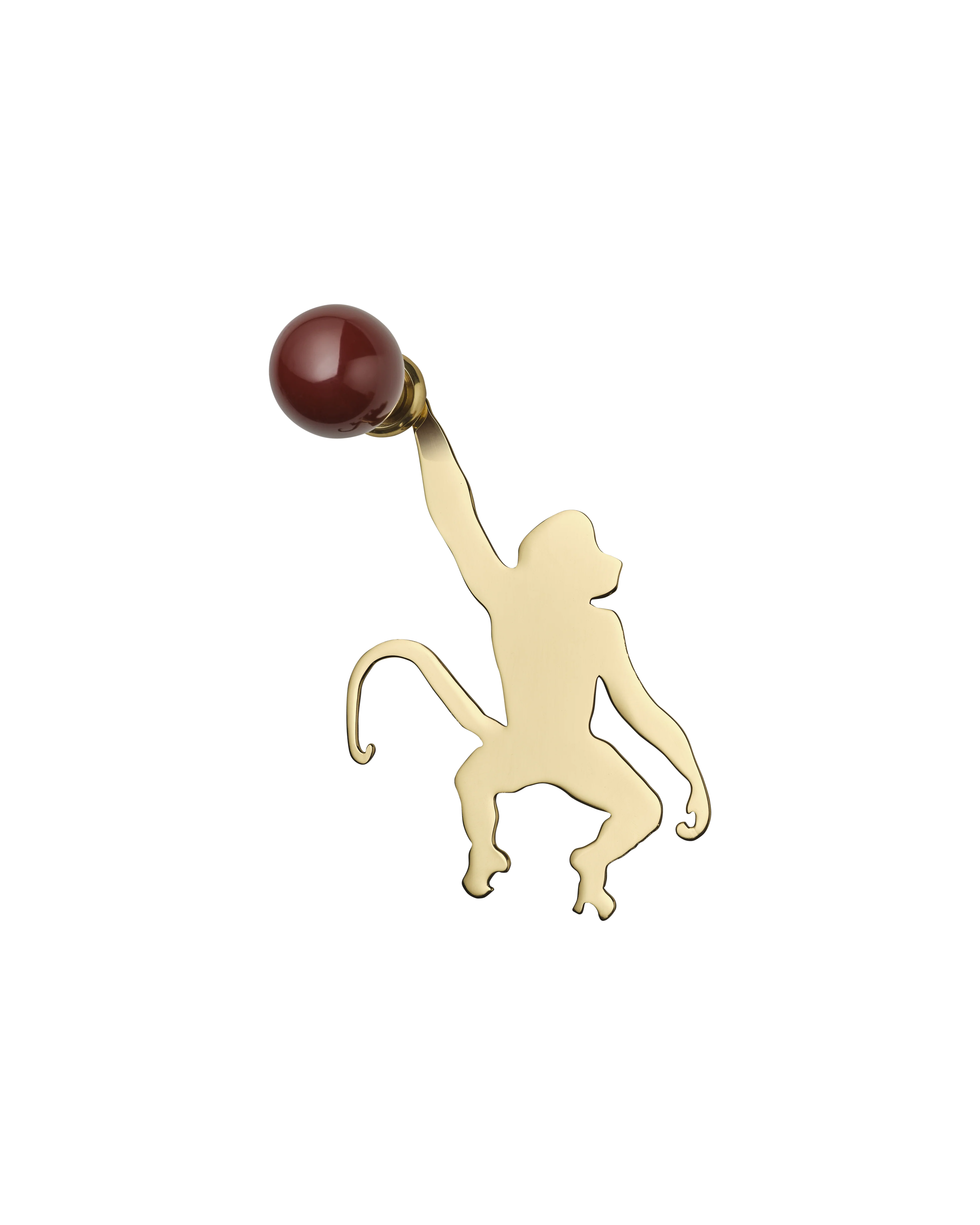 Monkey Backplate, Polished Brass - Image 4