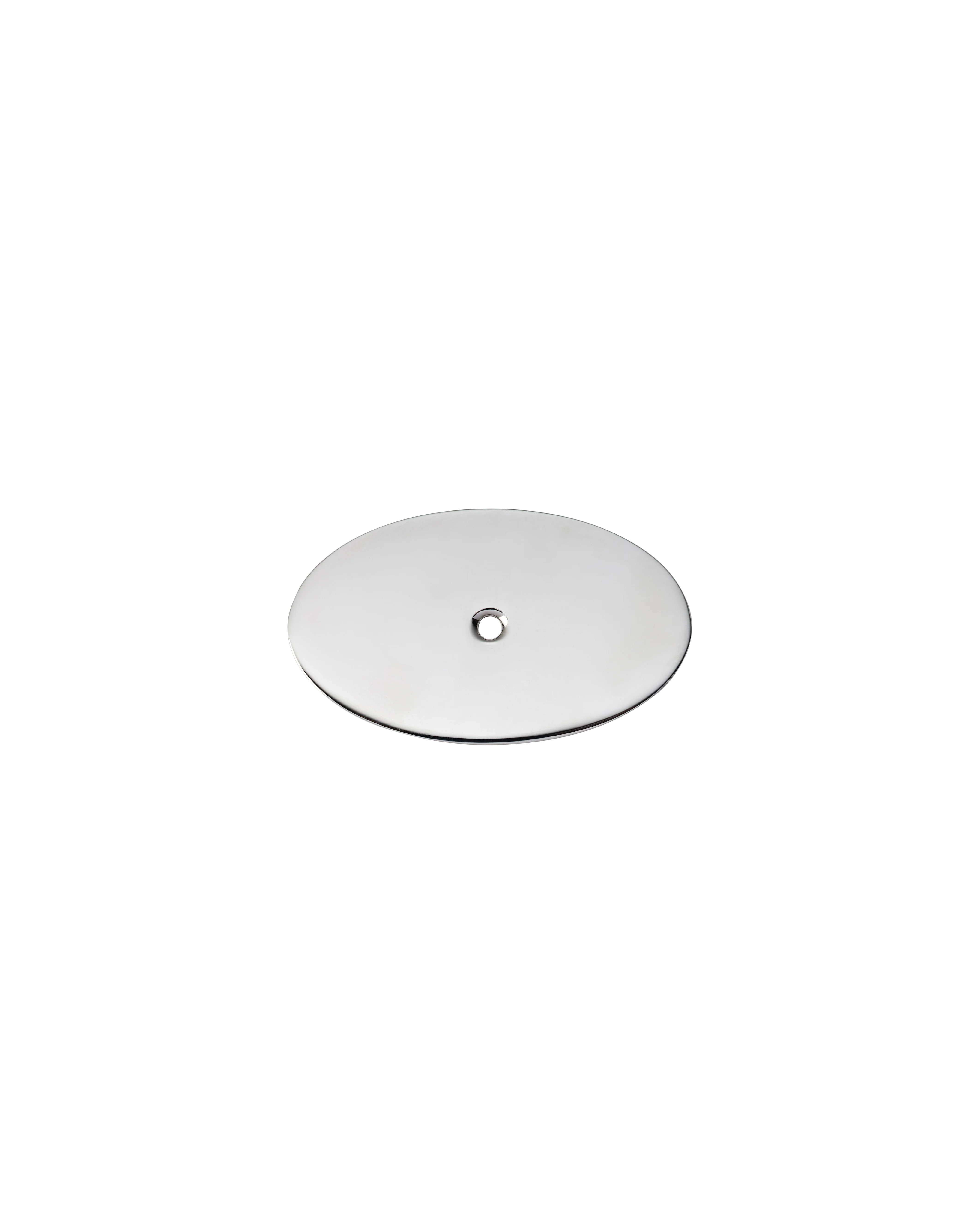 Oval Backplate, Polished Nickel - Image 4