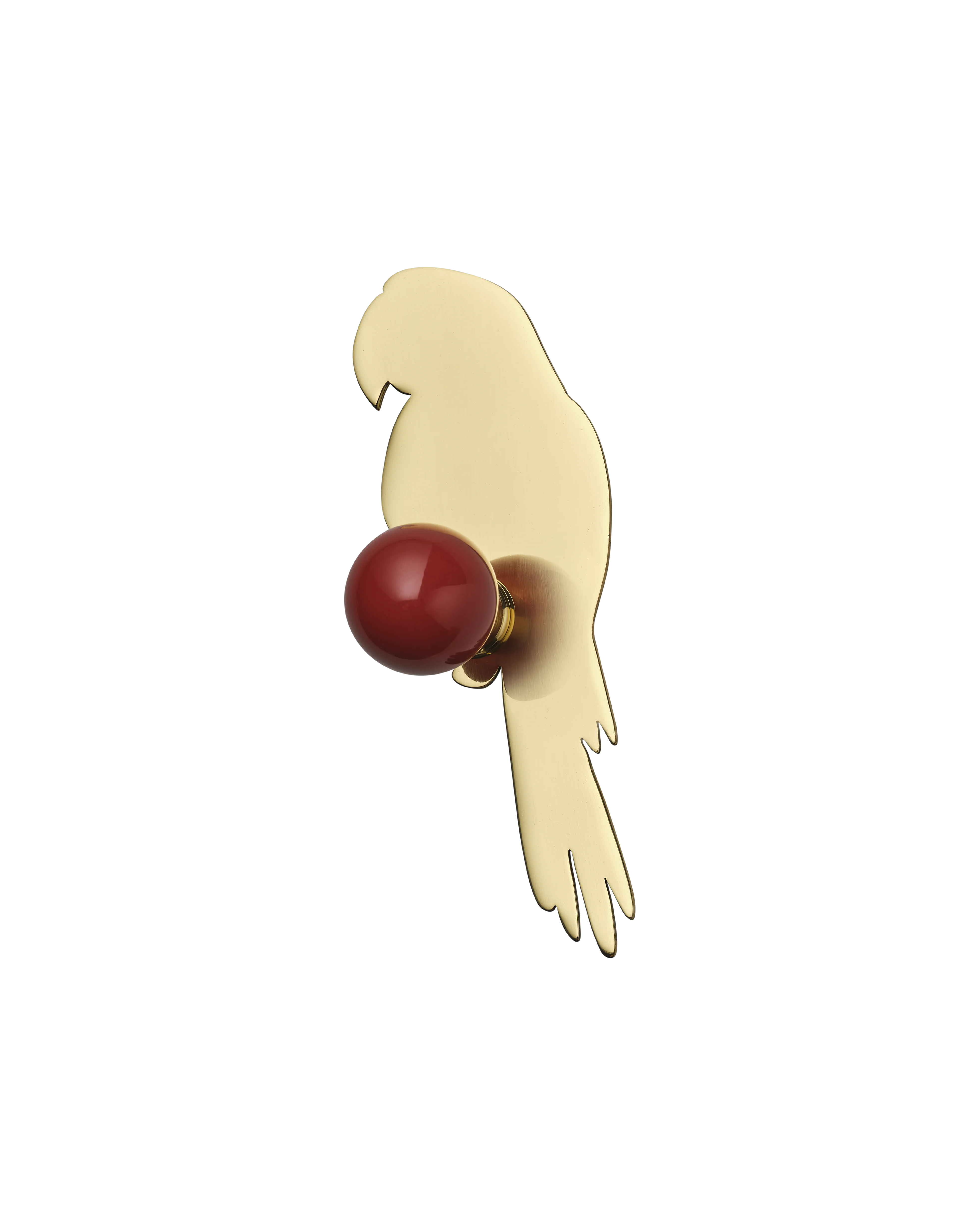 Parrot Backplate, Polished Brass - Image 4