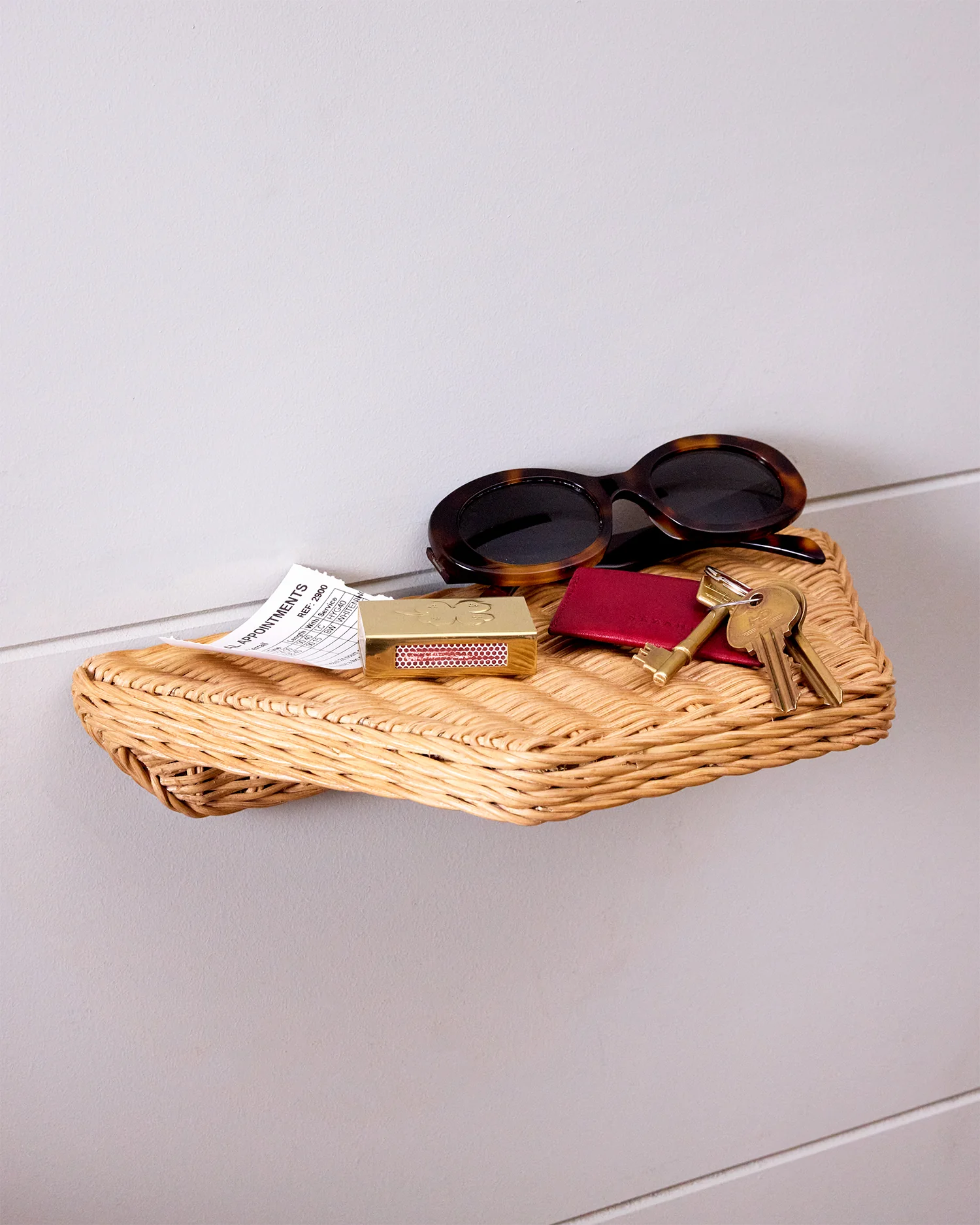 Rattan Shelf, 30cm - Image 7