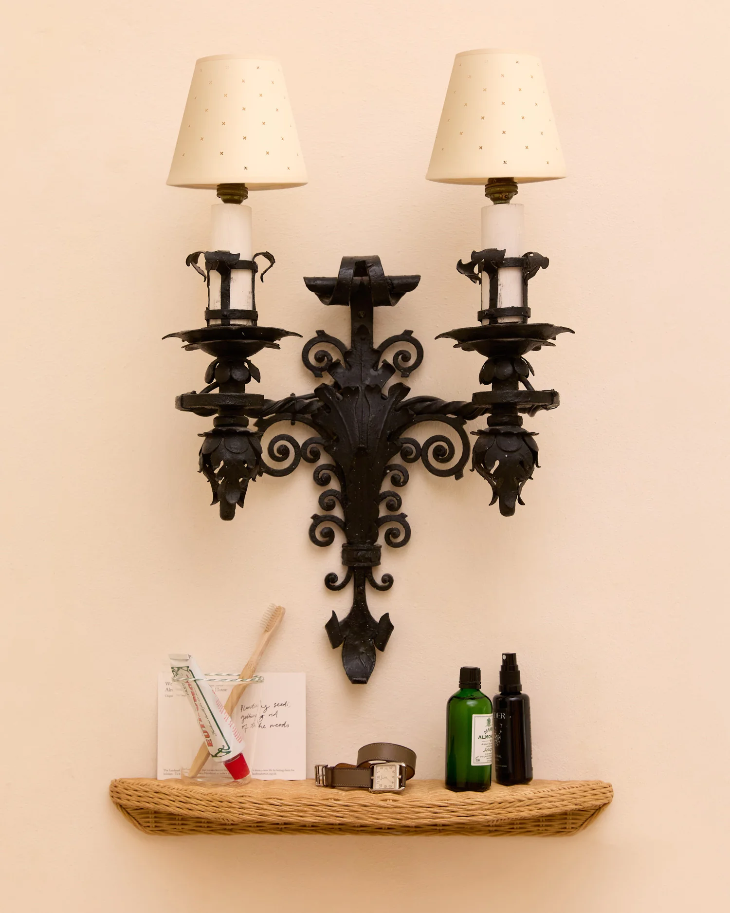 Rattan Shelf, 50cm - Image 3