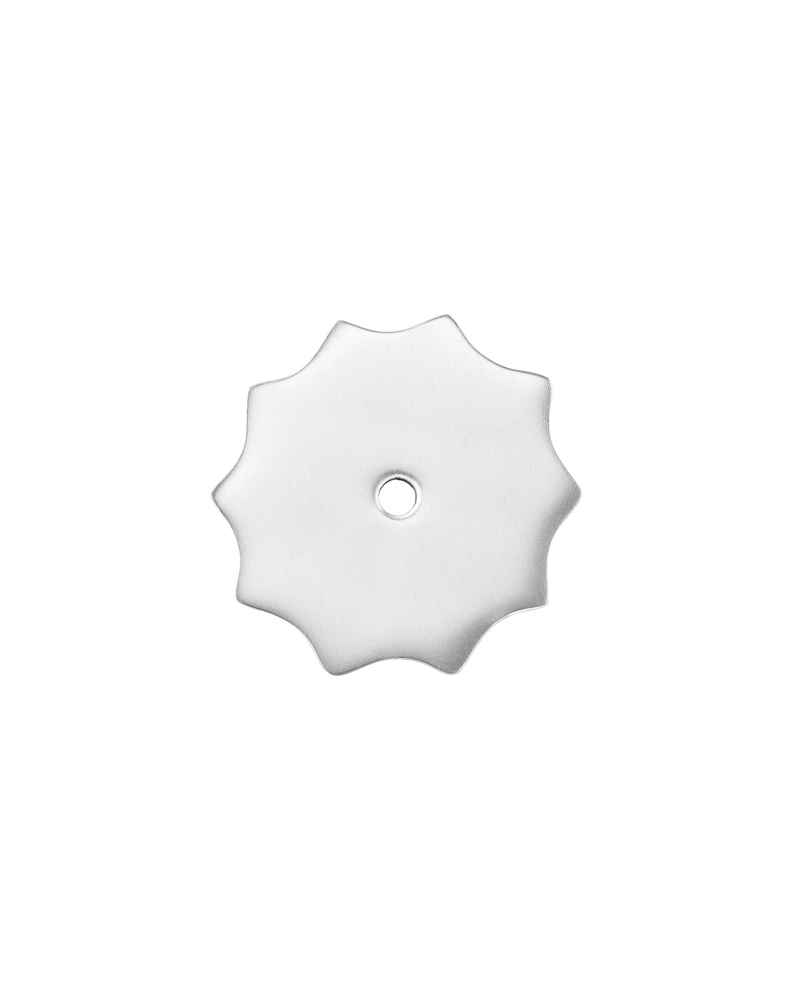Small Wave Backplate, Brushed Nickel - Image 4