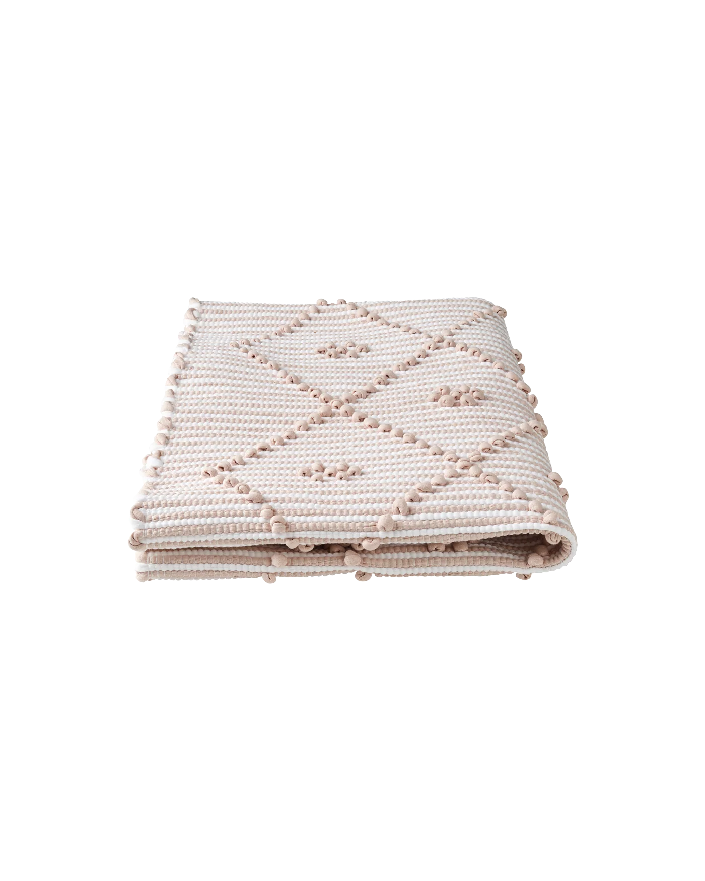 Stripe Bathmat, Powder Pink - Image 4