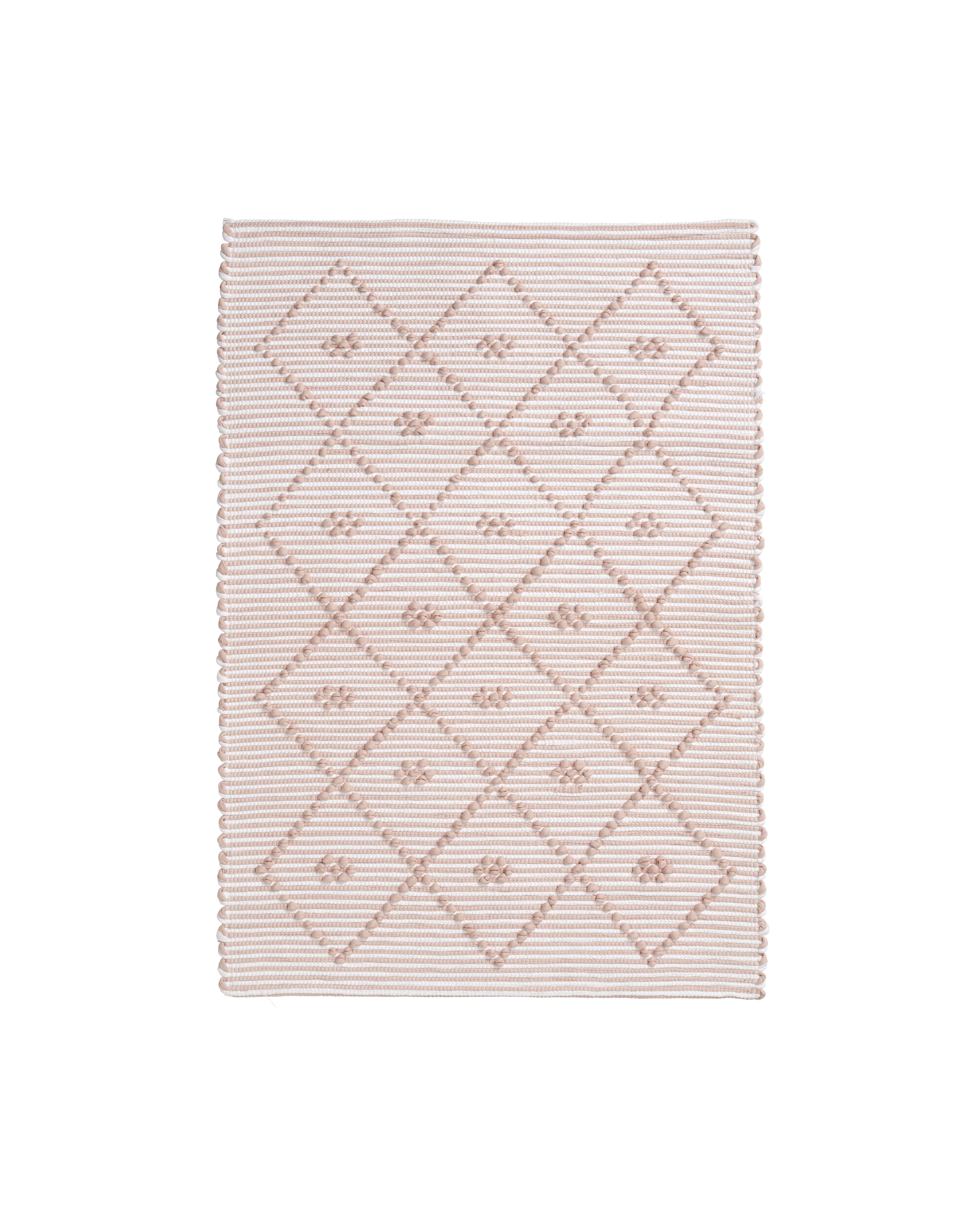 Stripe Bathmat, Powder Pink - Image 5