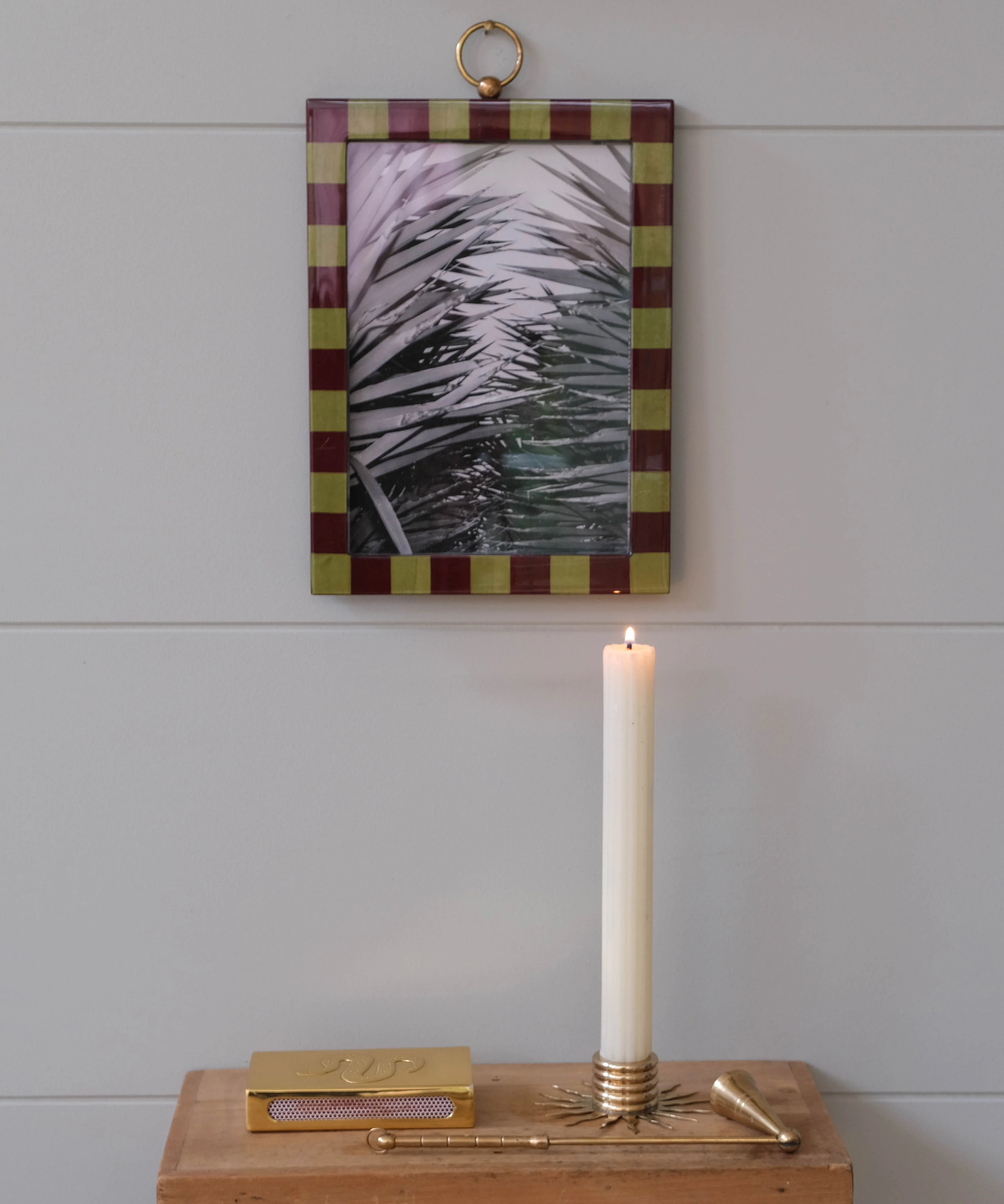 Sunburst Candle Holder, Brass - Image 4