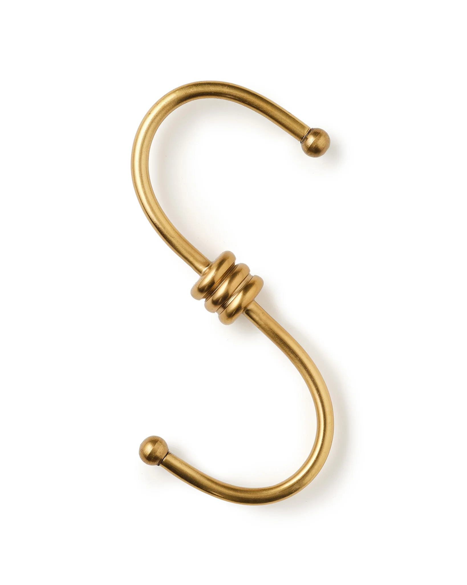 Tay S-Hook Set, Aged Brass - Image 4