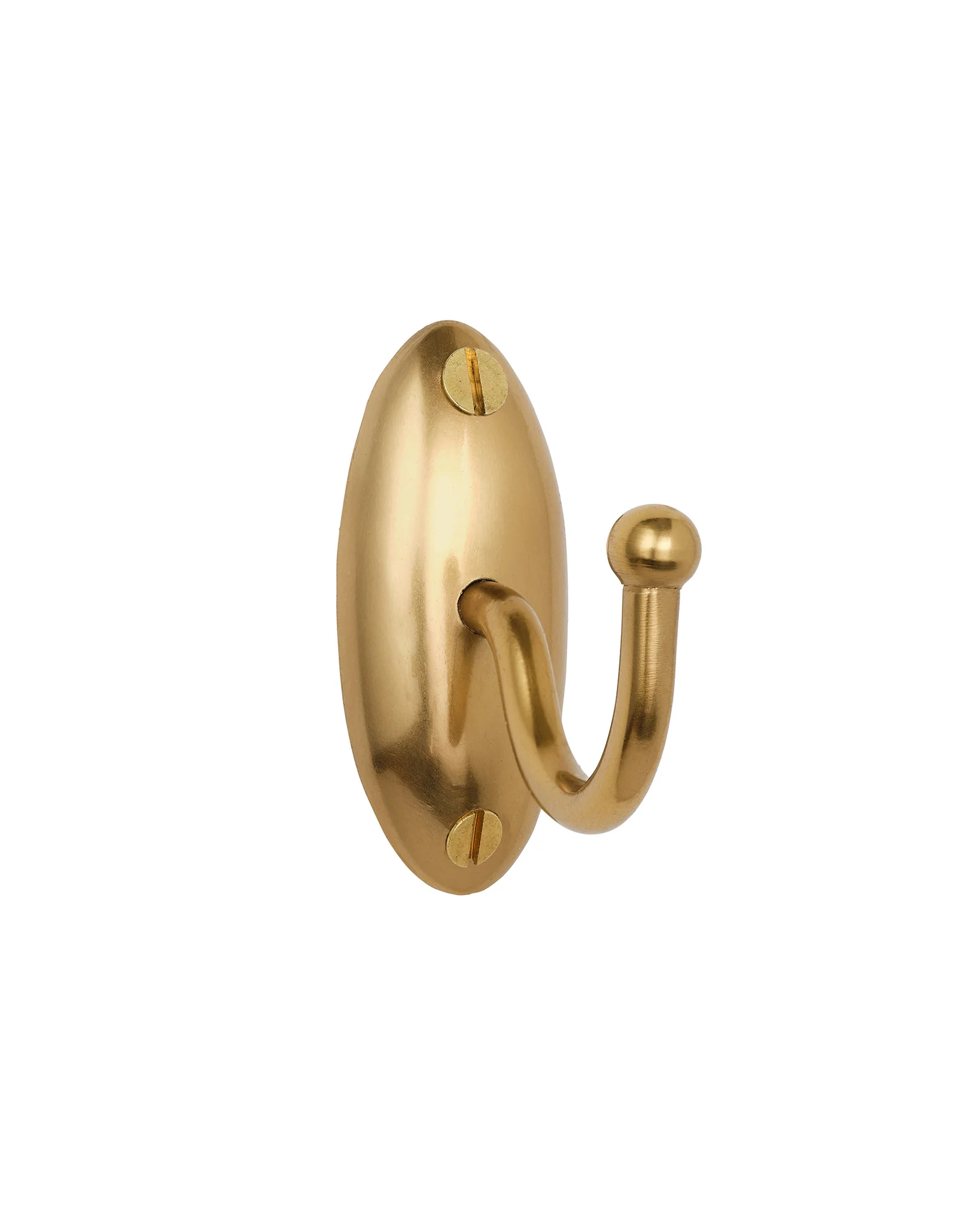 Tay Single Hook, Aged Brass - Image 3