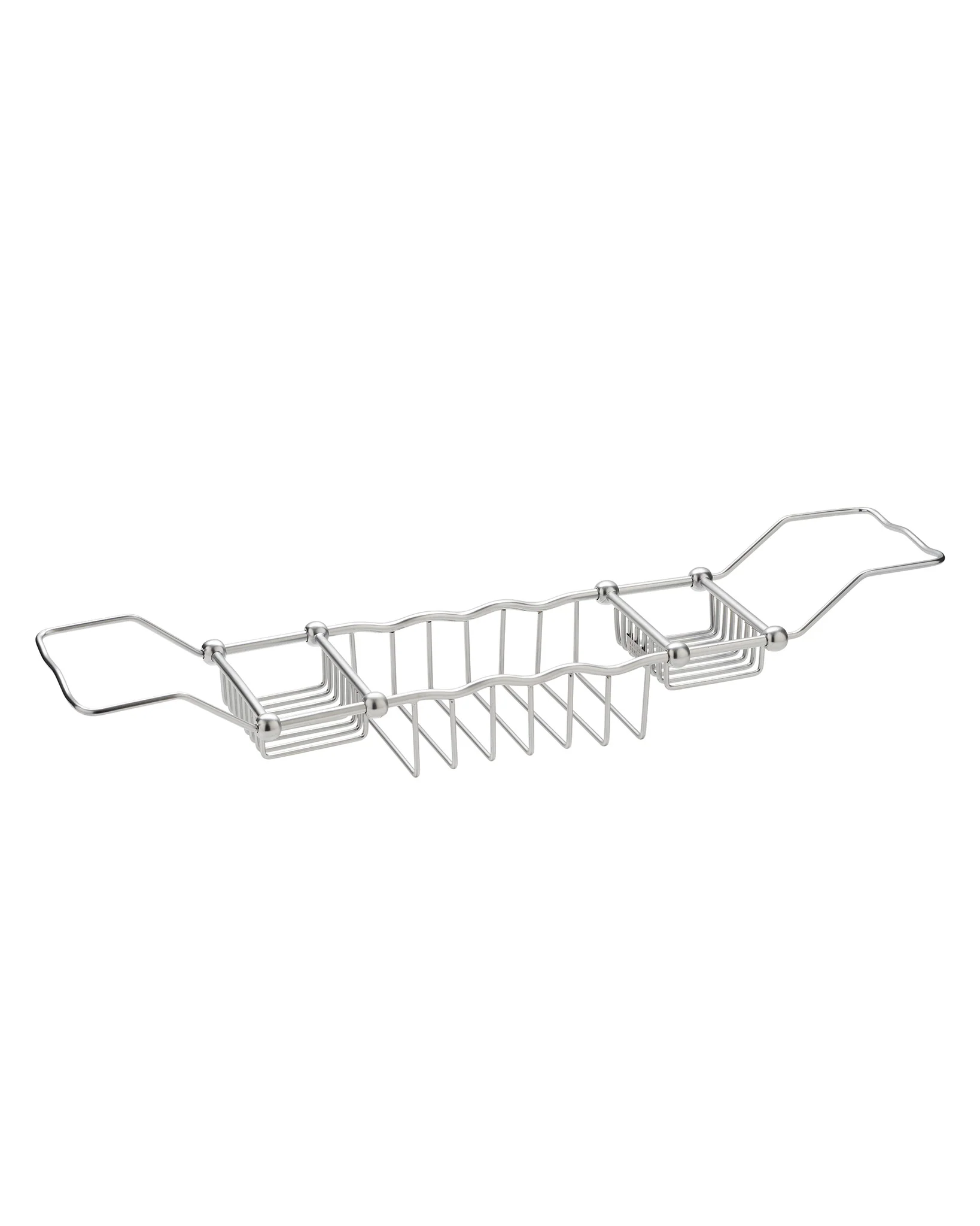 Wave Bath Caddy, Nickel - Image 4