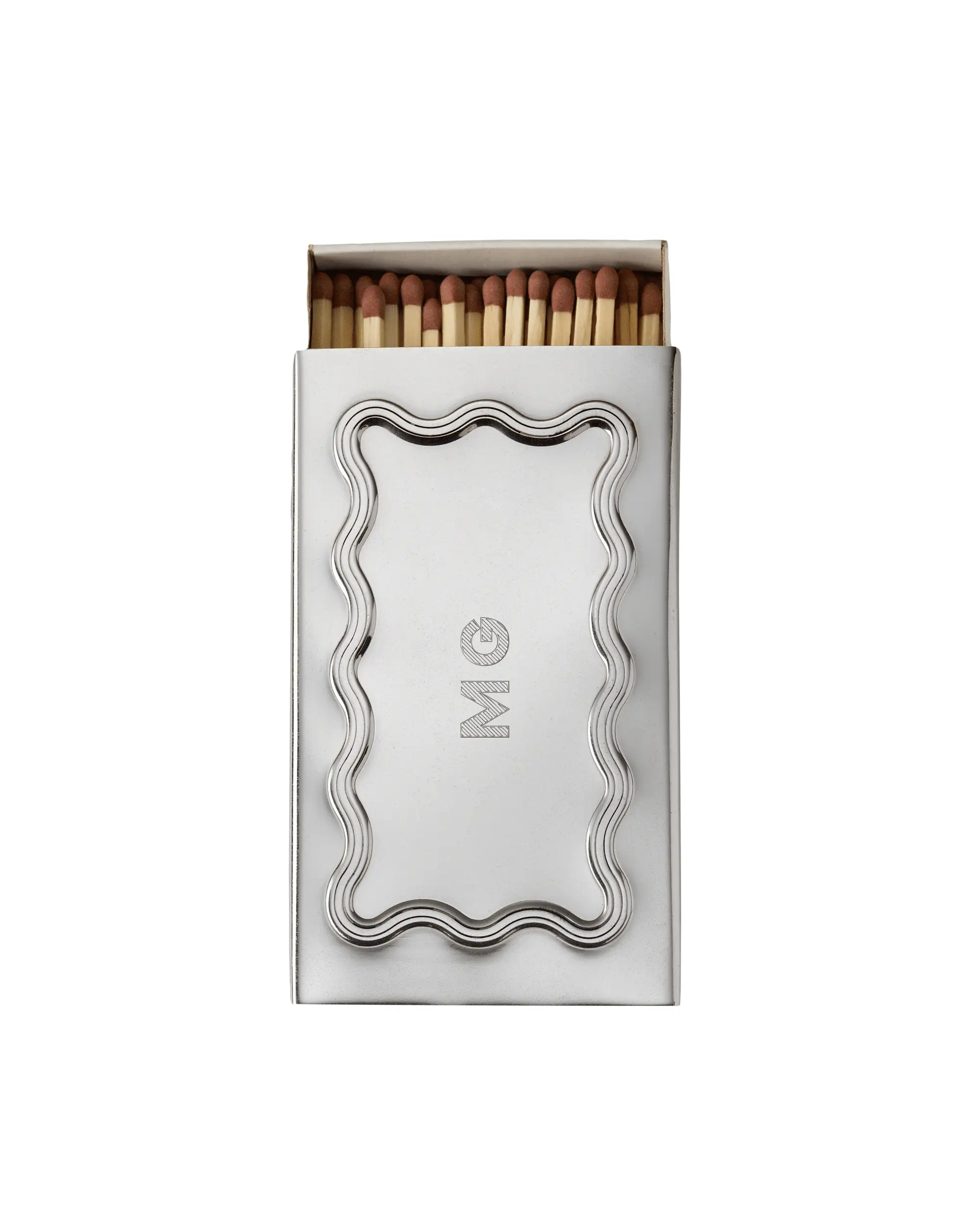 Wave Matchbox Sleeve, Silver - Image 3