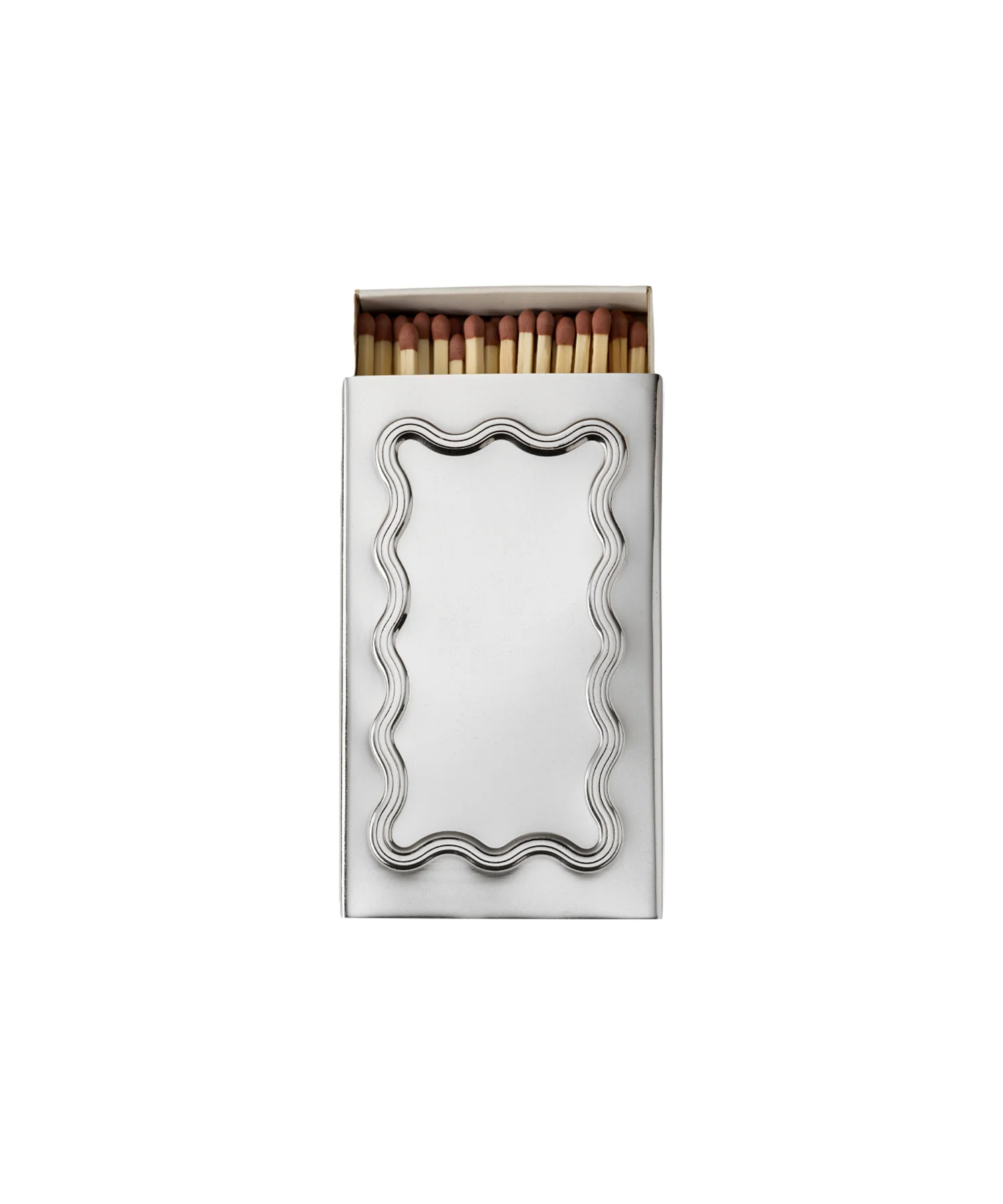 Wave Matchbox Sleeve, Silver - Image 4