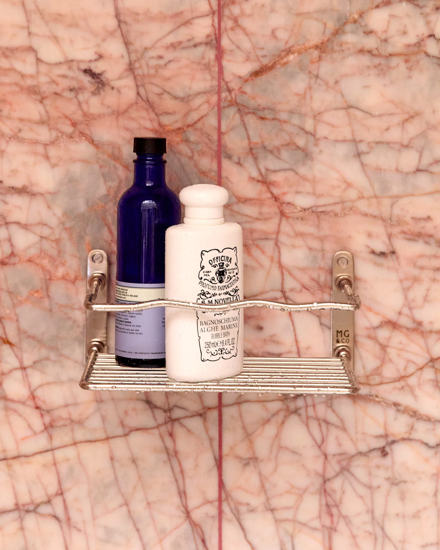 Wave Shower Caddy Shelf, Nickel - Image 4